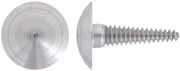 Plain Button Sling Stud,3/4" diameter head, lug for installation