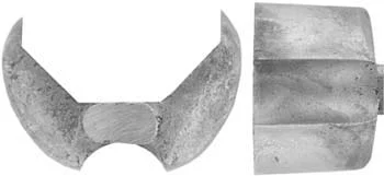 Plains Rifle Forend Cap,1" octagon, wax cast steel