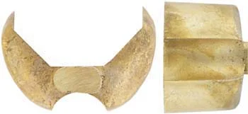 Plains Rifle Forend Cap,15/16" octagon, wax cast brass