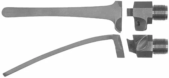 Hawken 15/16" slant faced breech & tang,5/8-18 thread,by L&R