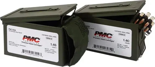 PMC 223 REM 55GR FMJ-BT 840RD M2A1 CAN W/BANDOLEER