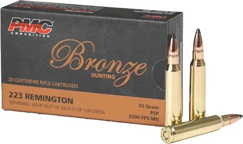 PMC 223 REM 55GR SOFT POINT 20RD