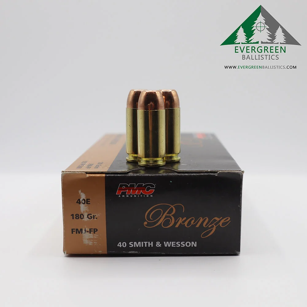 PMC 40 S&W 180 Gr FMJ Ammo