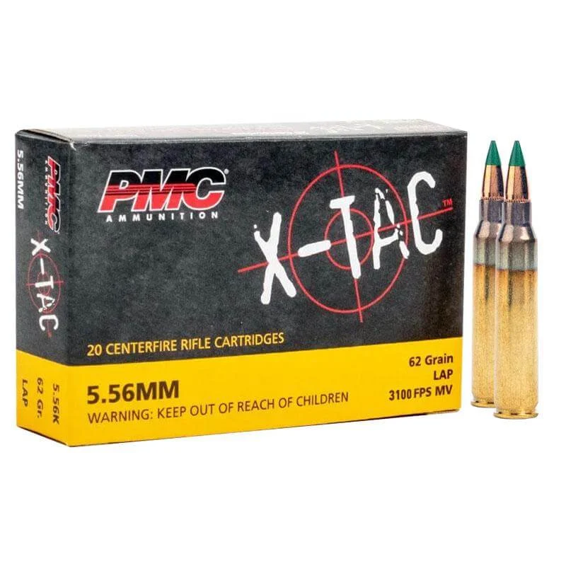 PMC 5.56 NATO 62 Gr X-Tac LAP Ammo