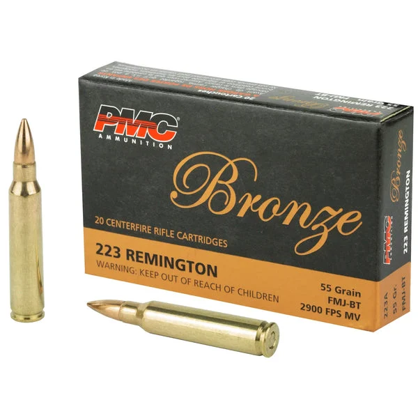 PMC BRONZE 223REM 55GR FMJ 20RD