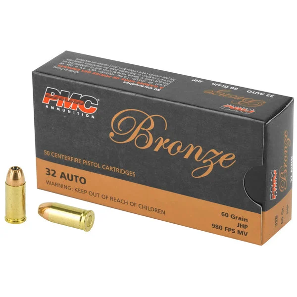 PMC BRONZE 32ACP 60GR JHP 50RD