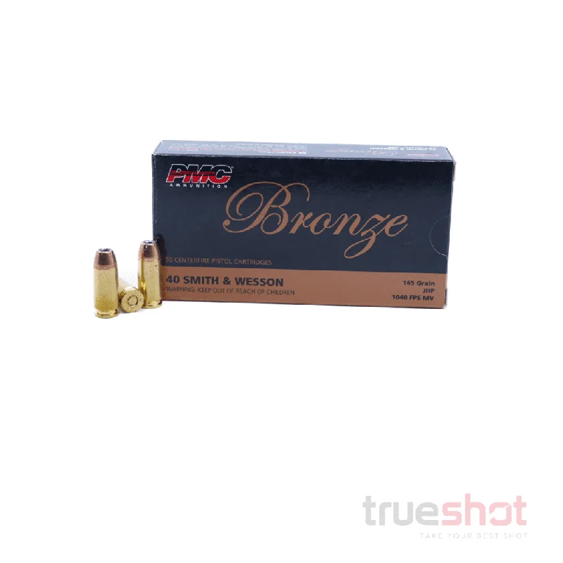 PMC – Bronze – 40 S&W – 165 Grain – JHP