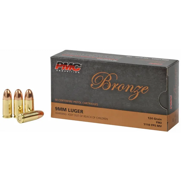 PMC BRONZE 9MM 124GR FMJ 50RD