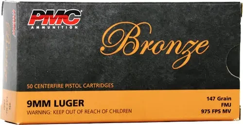 PMC BRONZE 9MM LUGER 147GR FMJ 50RD