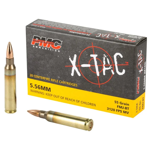 PMC XTAC 556NATO 55GR FMJBT 20RD