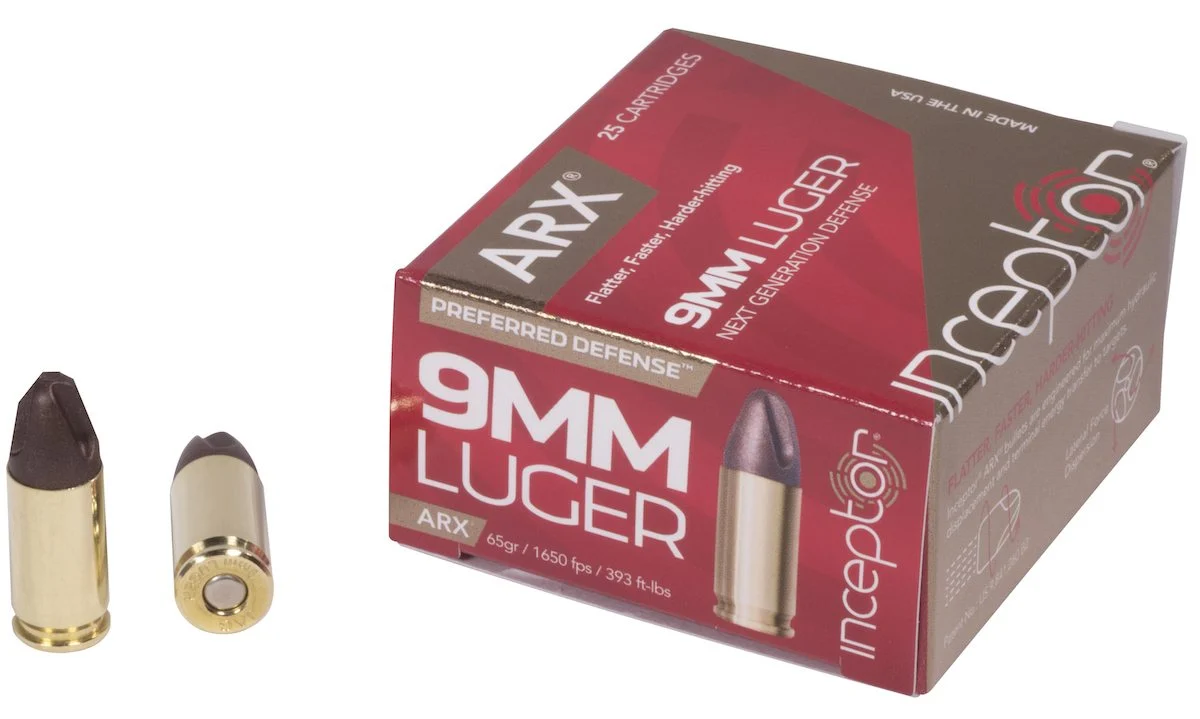 PolyCase Inceptor ARX 9mm 65 gr – Self-Defense Ammo | 25 Rounds