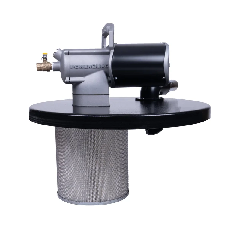 PowerQUAD™ 55 Gallon Vacuum Generating Head w/ 2″ Inlet
