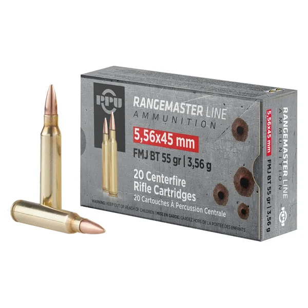 PPU 556 NATO 55GR FMJ 20RD