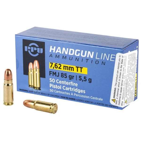 PPU 7.62 TOKAREV FMJ 85GR 50RD