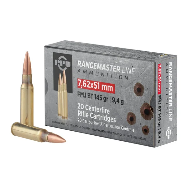 PPU 7.62X51 145GR FMJBT 20RD