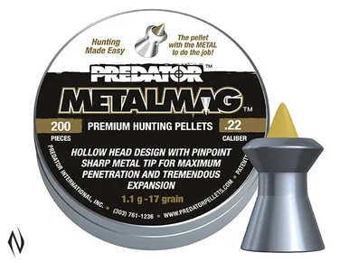 PREDATOR METALMAG PELLETS 22 CAL 200 PK