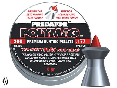 PREDATOR POLYMAG PELLETS 177 CAL 8GR 200 PK