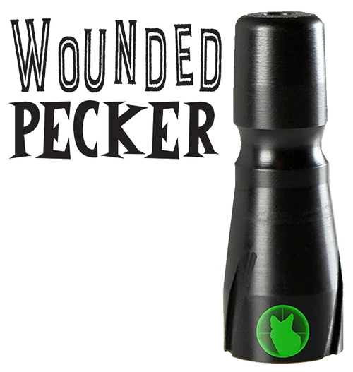 Predator Tactics Wounded Pecker Closed Call Woodpecker Sounds Attracts Predators Black Polycarbonate