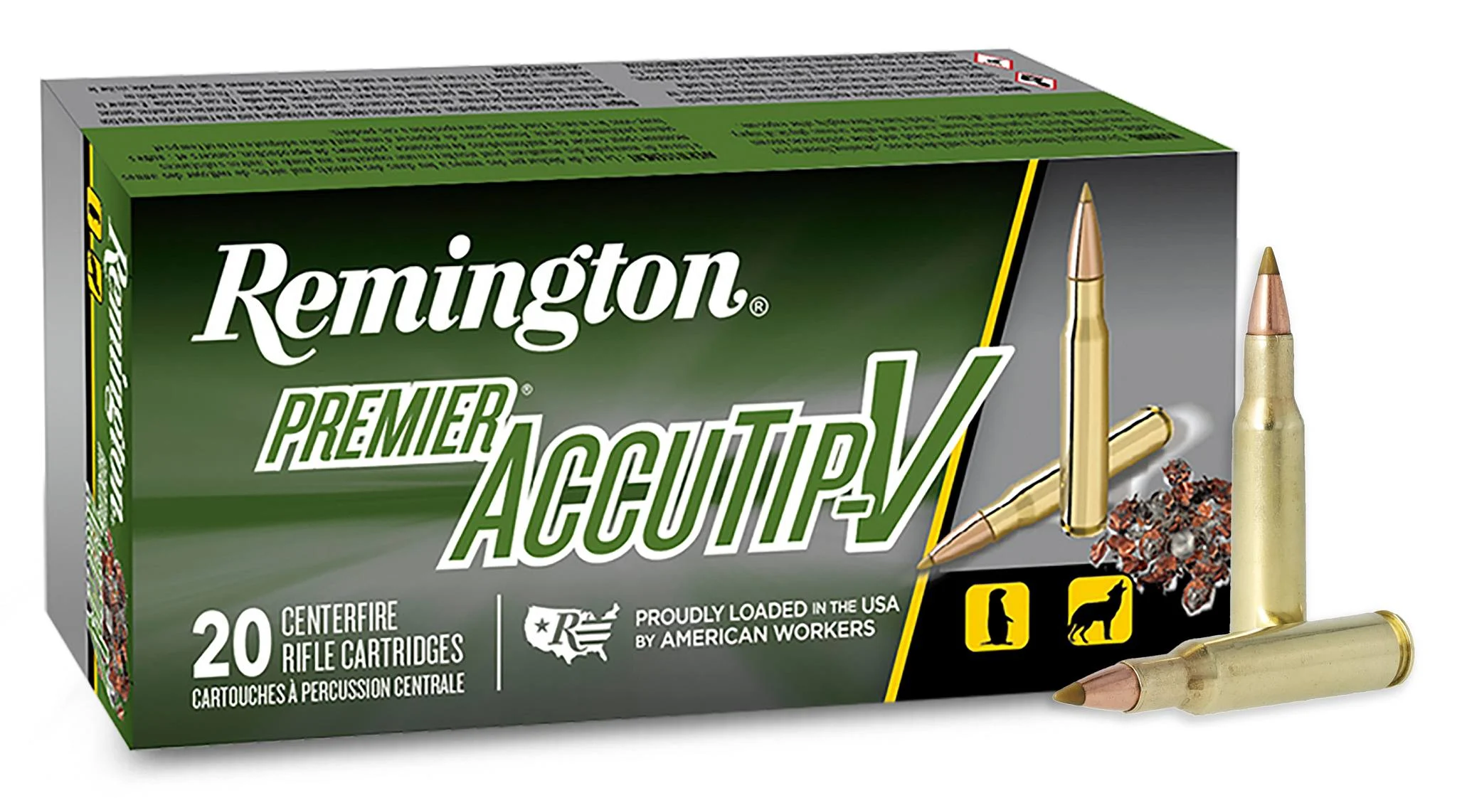 Premier AccuTip-V, 222 Rem, 50 Grain, AccuTip-V, 3140 fps
