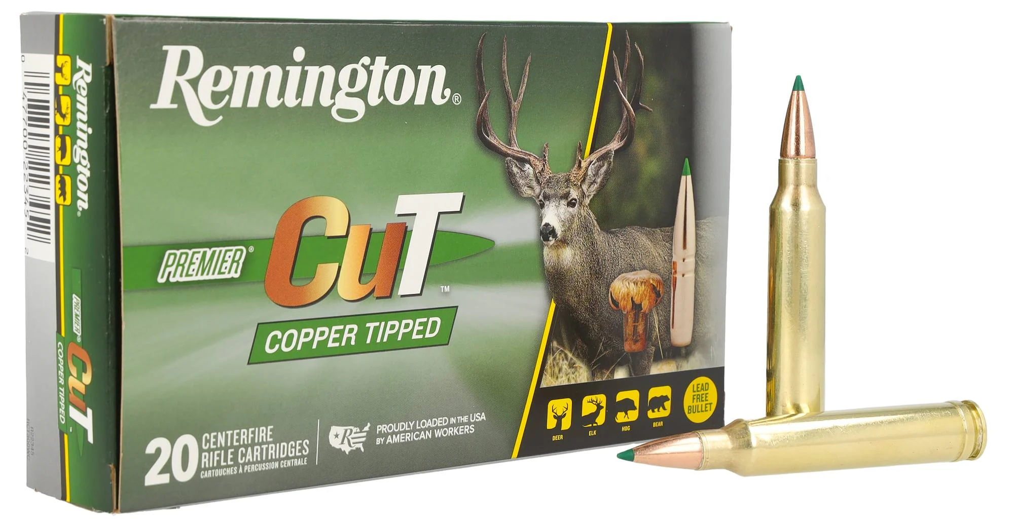 Premier CuT, 300 Win Mag, 180 Grain, Copper Tipped, 2960 fps