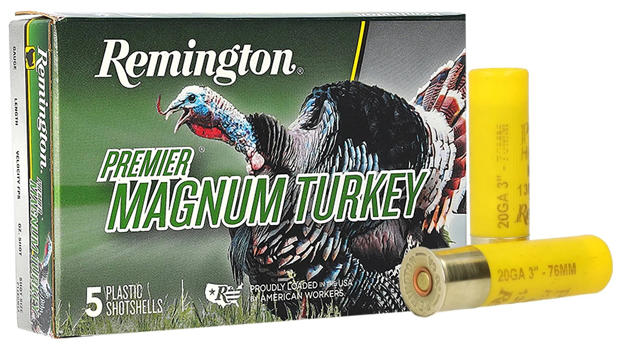 Premier Magnum Turkey, 20 Gauge, 6 Shot, 3 in, 1 1/4 oz, 1185 fps