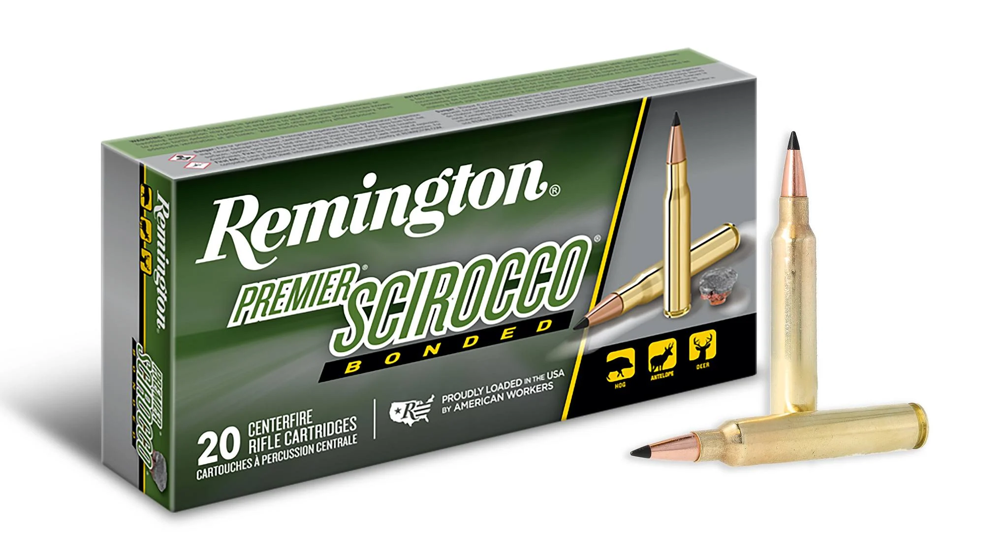 Premier Scirocco, 300 Rem Ultra Mag, 150 Grain, Swift Scirocco Bonded, 3450 fps