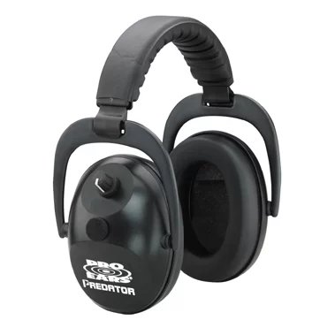 Pro Ears Predator 300 Electronic Ear Muffs, Black