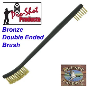 Pro-Shot Bronze Double Ended Gun Brush