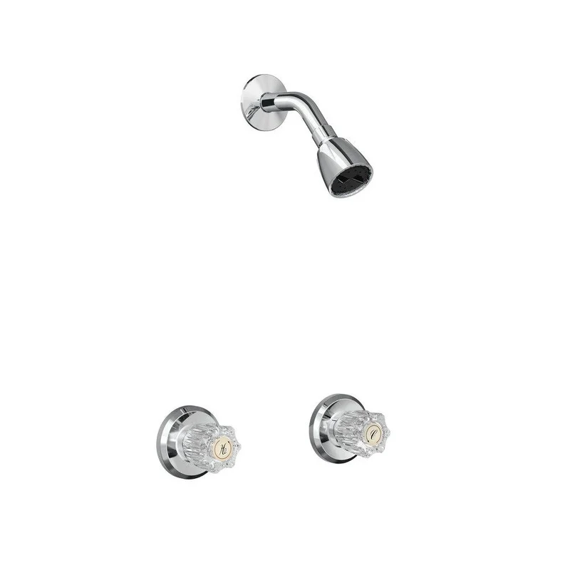 PROFLO Two Handle Single Function Bathtub & Shower Faucet in Polished Chrome | Ferguson