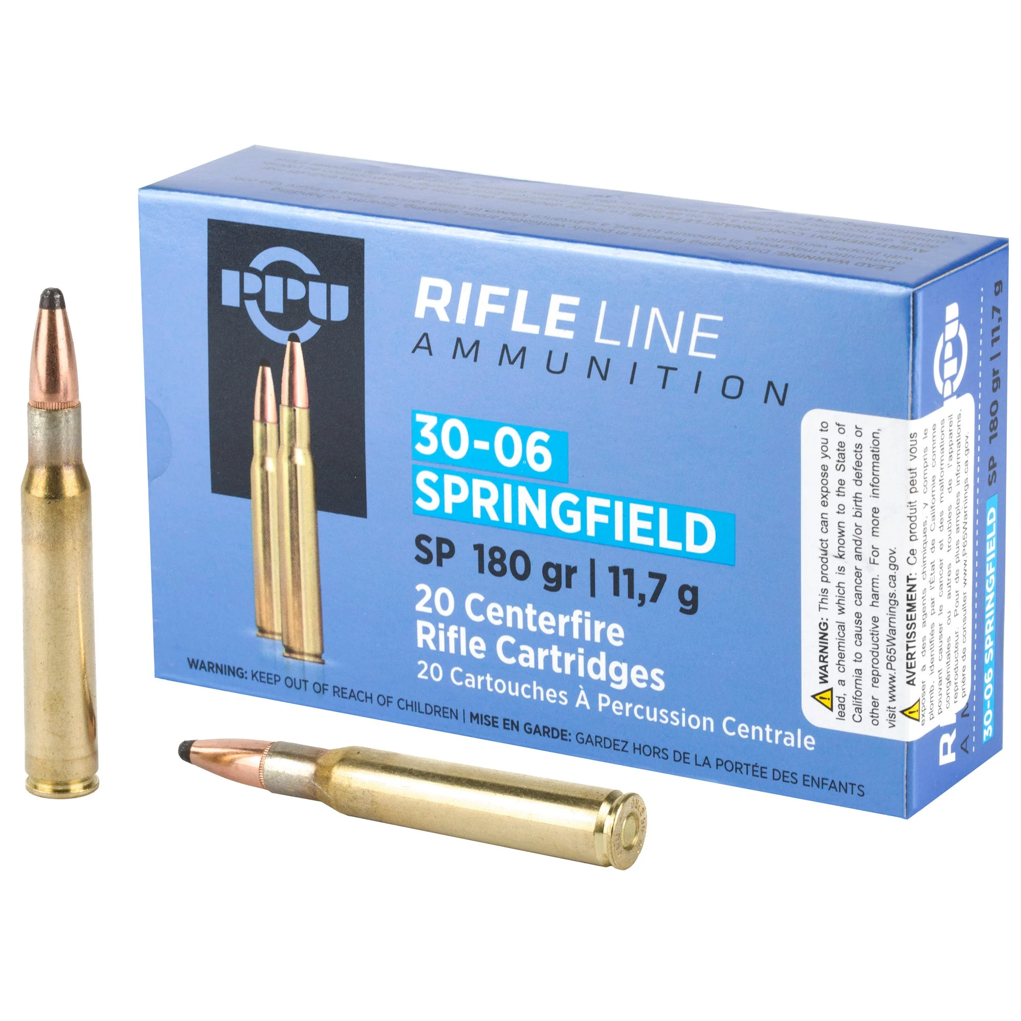 Prvi Partizan PP30063Soft Point SP 180 Grain .30-06 Springfield