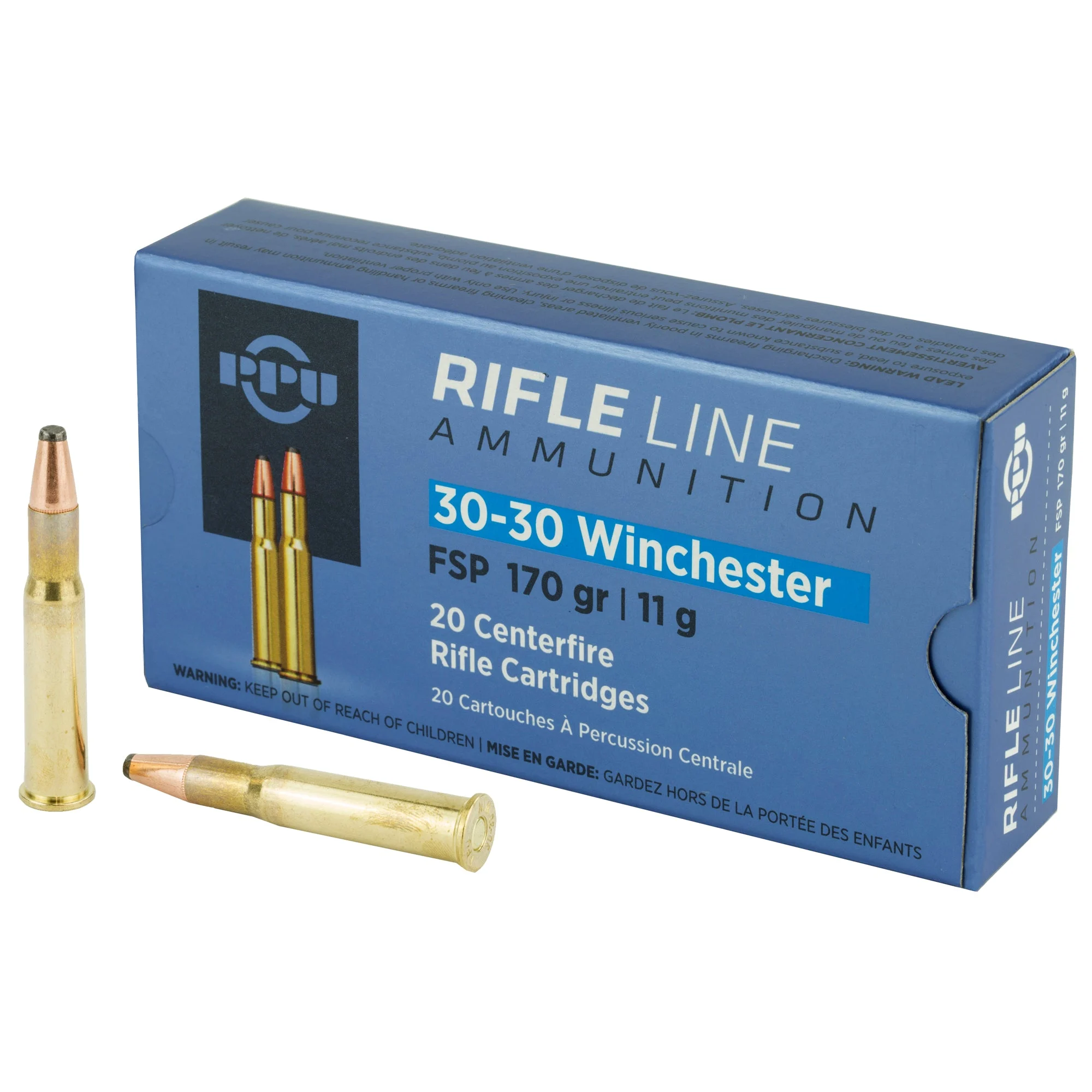 Prvi Partizan PP30302Flat Soft Point170 Grain .30-30 Winchester