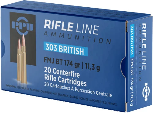 Prvi Partizan PP303FFull Metal Jacket Boat Tail FMJBT 174 Grain .303 British