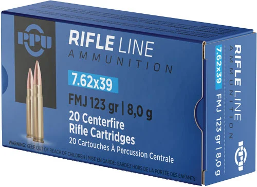 Prvi Partizan PP739F Metric Rifle Full Metal Jacket FMJ 123 Grain 7.62x39mm