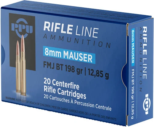 Prvi Partizan PP8FFull Metal Jacket Boat Tail FMJBT 198 Grain 8mm Mauser