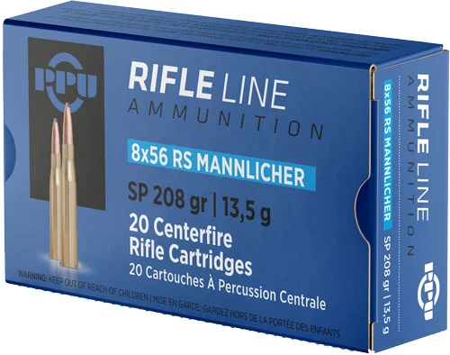Prvi Partizan Rifle 8X56mmR Hungarian 208 gr JSP ammo
