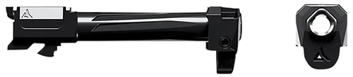 Radian Weapons RAMJET, Barrel with AFTERBURNER Compensator, 9mm, Radianite Finish, Black, INTRA-LOK Mounting System, Fits GLOCK 43X