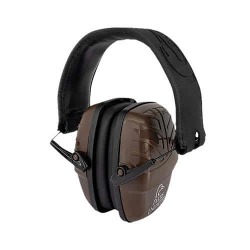 Radians Low Profile Earmuff Over the Head Brown