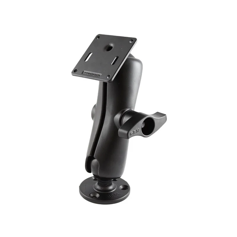RAM Mount 3.625 Square Base VESA Plate 75 x 75mm Hole Pattern w/Surface Mount [RAM-D-101U-2461]