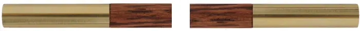 Ramrod for Davide Pedersoli's Pennsylvania longrifle in .45, .50, or larger caliber, 9mm (.35") stained hickory, 42-1/8" long. Brass tip threaded 10-32 at front and rear.Made in the U.S.A.