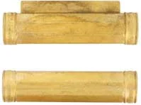 Ramrod forward pipe, for 3/8" rod, John Armstrong, Maryland style, wax cast brass