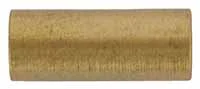 Ramrod pipe, brass, forward pipe, plain for rib, round, accepts 3/8" ramrod for H.E. Leman Trade Rifle