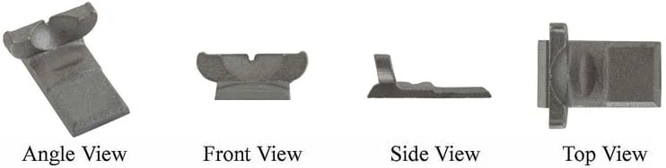 Rear sight,long base for 15/16" or 1" octagon barrel,wax cast steel