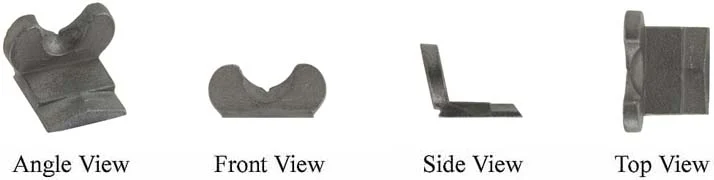 Rear sight, Mariano Modena Hawken style for 15/16" or 1" barrels,wax cast steel