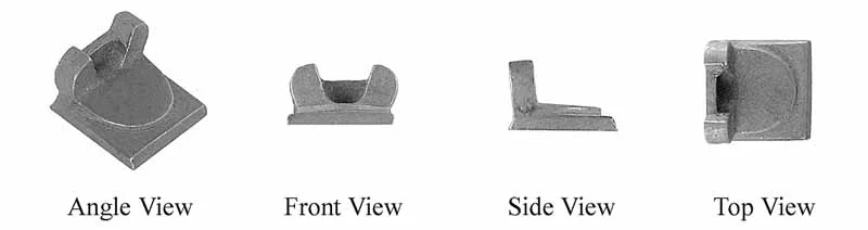 Rear sight,Poor Boy style,wax cast steel