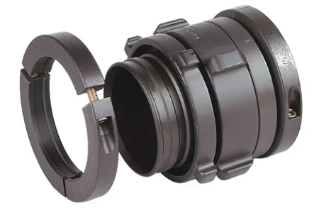 Red Head 5″ Storz Kwik-Tach coupling aluminum, for rubber hose, per set (2 ends)