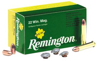 REMINGTON 22WMR 40GR JSP 1910FPS 50RD