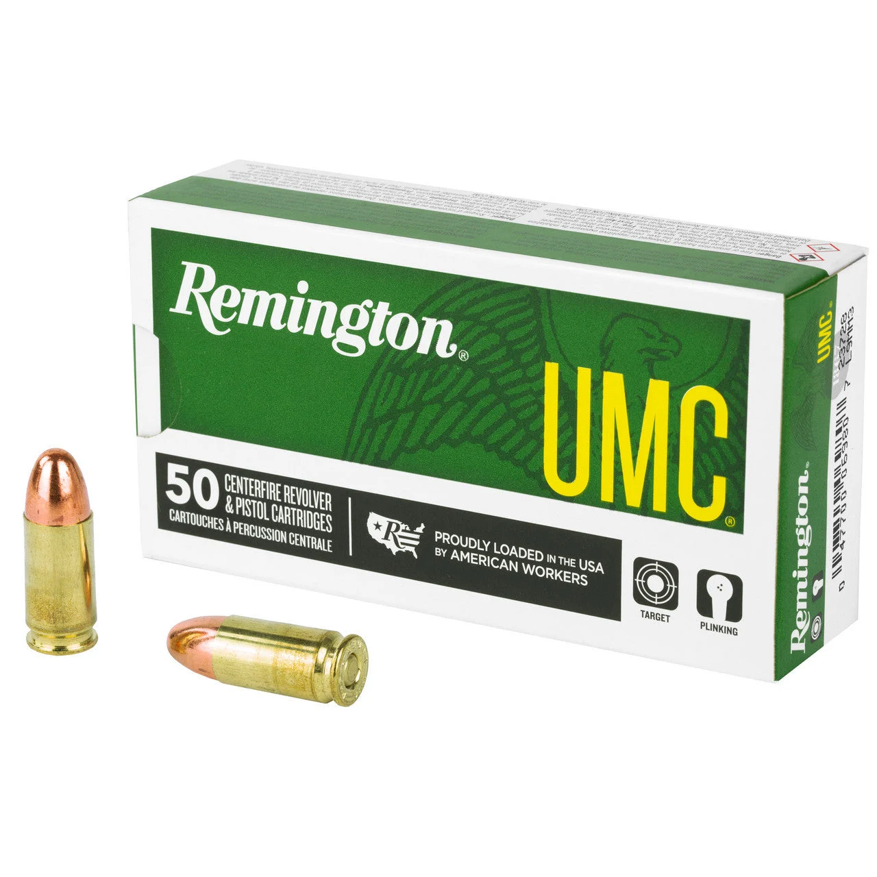 Remington 23728 UMC Full Metal Jacket FMJ 115 Grain 9mm Luger/Parabellum
