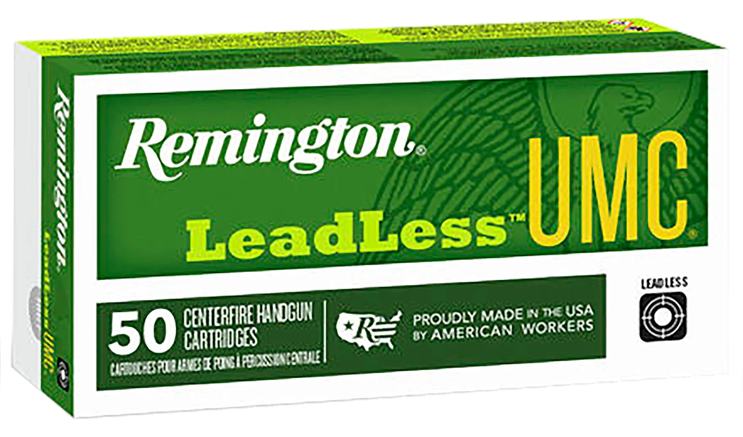 Remington 23791 UMC Leadless Flat Nose Enclosed Base180 Grain .40 S&W