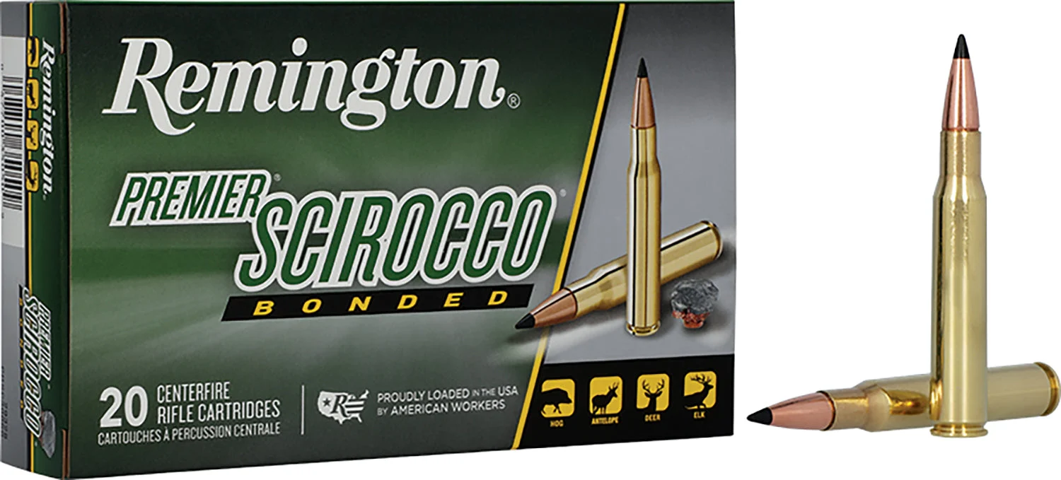 Remington 29316 Premier Scirocco Bonded Swift Scirocco II Bonded Polymer Tip150 Grain 7mm Remington Mag