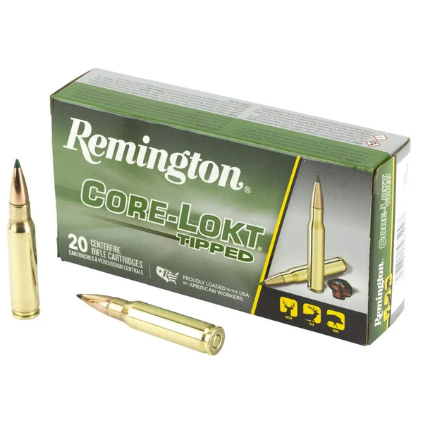 REMINGTON 308 WIN 165GR CLOK TIPPED 20RD